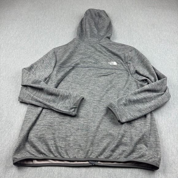 The North Face Jacket Mens 2XL Heather Gray Canyonlands Hooded Full‎ Zip Outdoor - Picture 13 of 14